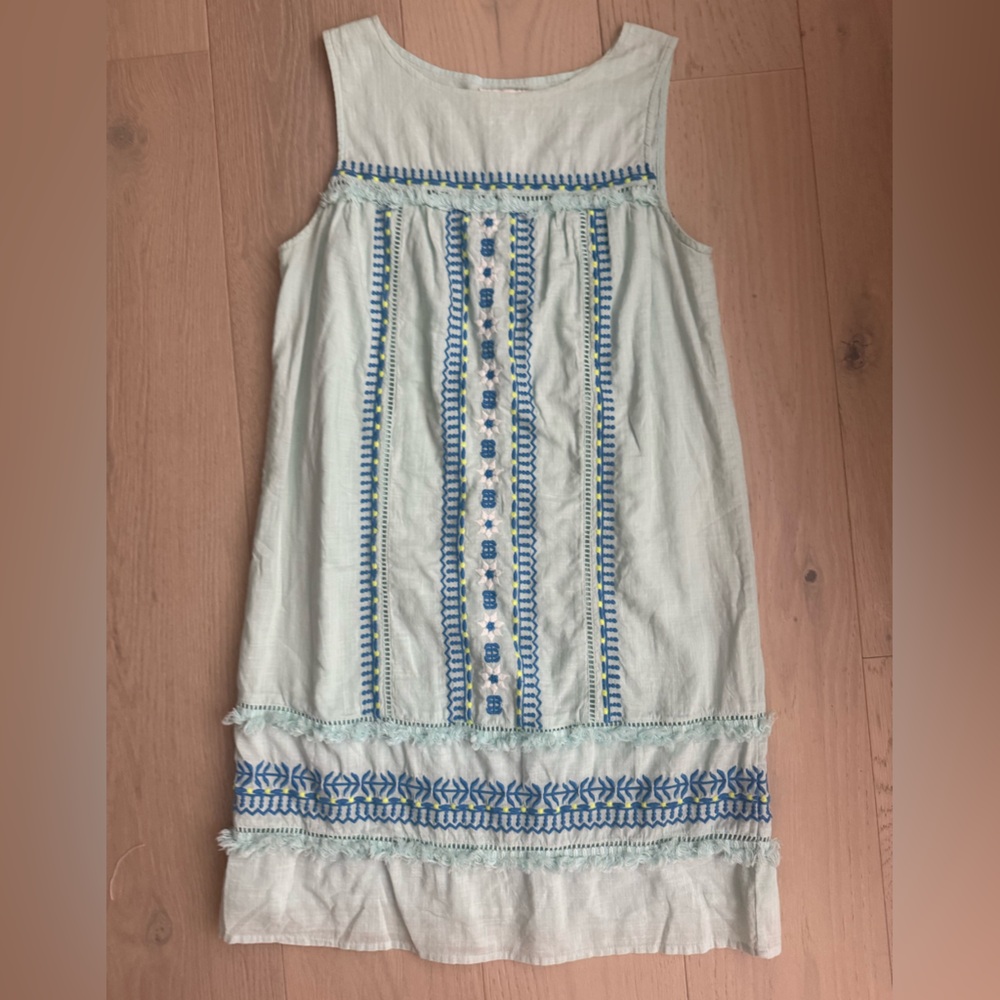Vineyard Vines Aqua Sleeveless Sheath Dress